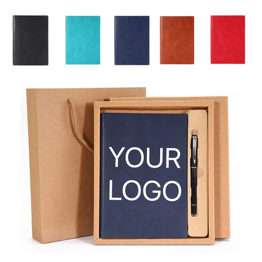 Hardcover Notebook Gift Set- Inkdnylon Custom Apparel