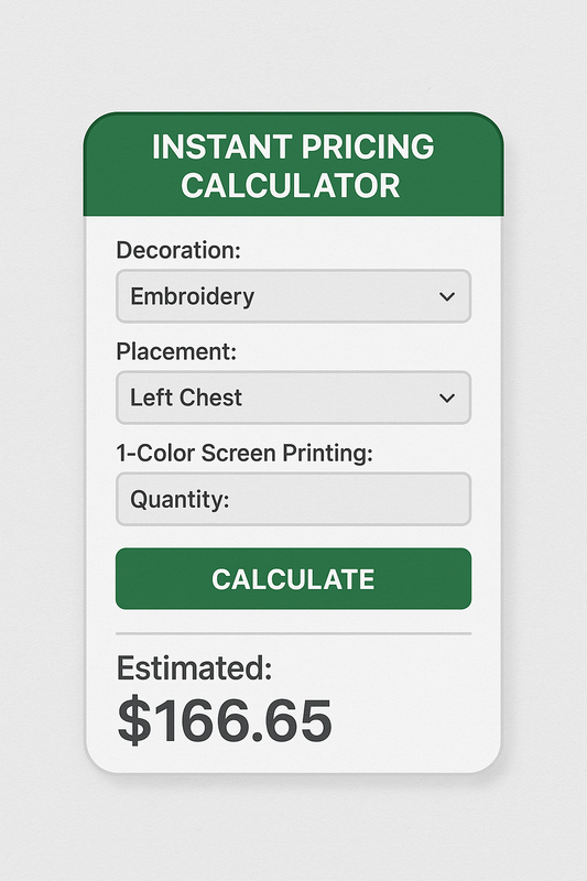 instant pricing calculator