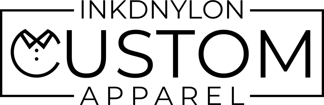 Inkdnylon Custom Apparel logo — Chicago embroidery company offering scrubs, labwear, patient gowns, chefwear, and hospitality uniforms across the United States