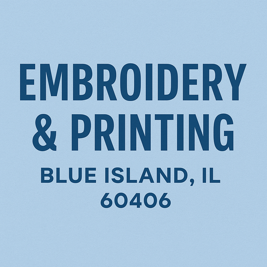 Embroidery & Printing blue island 60406